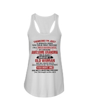 I'M A PROUD GRANDDAUGHTER - GIFT FOR GRANDDAUGHTER Ladies Flowy Tank tile