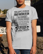 YOU CAN'T SCARE ME - MOTHER-IN-LAW TO SON-IN-LAW Classic T-Shirt apparel-classic-tshirt-lifestyle-29