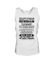 YOU CAN'T SCARE ME - MOTHER-IN-LAW TO SON-IN-LAW Unisex Tank tile