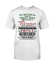 I HAVE A CRAZY OMA - BEST GIFT FOR GRANDSON Premium Fit Mens Tee tile