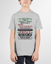 I HAVE A CRAZY OMA - BEST GIFT FOR GRANDSON Youth T-Shirt garment-youth-tshirt-front-01