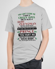 I HAVE A CRAZY OMA - BEST GIFT FOR GRANDSON Youth T-Shirt garment-youth-tshirt-front-lifestyle-01