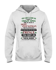 I HAVE A CRAZY OMA - BEST GIFT FOR GRANDSON Hooded Sweatshirt tile
