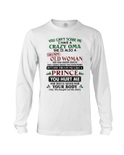 I HAVE A CRAZY OMA - BEST GIFT FOR GRANDSON Long Sleeve Tee tile