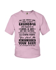 I'M THE LUCKY ONE - BEST GIFT FOR GRANDKID Youth T-Shirt front
