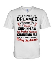 LIVING THE DREAM - LOVELY GIFT FOR SON-IN-LAW V-Neck T-Shirt tile