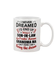 LIVING THE DREAM - LOVELY GIFT FOR SON-IN-LAW Mug tile