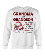 Grandma And Grandson Not Always Eye To Eye Crewneck Sweatshirt tile