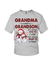 Grandma And Grandson Not Always Eye To Eye Youth T-Shirt front