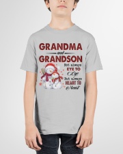 Grandma And Grandson Not Always Eye To Eye Youth T-Shirt garment-youth-tshirt-front-01