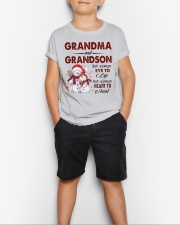 Grandma And Grandson Not Always Eye To Eye Youth T-Shirt lifestyle-youth-tshirt-front-1