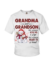 Grandma And Grandson Not Always Eye To Eye Youth T-Shirt tile