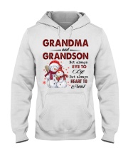 Grandma And Grandson Not Always Eye To Eye Hooded Sweatshirt tile