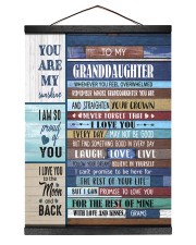 STRAIGHTEN YOUR CROWN - GIFT FOR GRANDDAUGHTER Hanging Canvas tile
