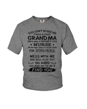 YOU CAN'T SCARE ME - SPECIAL GIFT FOR GRANDCHILD Youth T-Shirt front