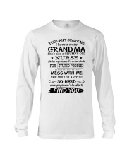 YOU CAN'T SCARE ME - SPECIAL GIFT FOR GRANDCHILD Long Sleeve Tee tile