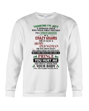 I'm A Spoiled Grandson Of A Crazy Grams Crewneck Sweatshirt tile