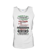 I'm A Spoiled Grandson Of A Crazy Grams Unisex Tank tile