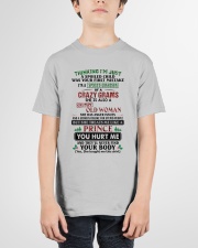 I'm A Spoiled Grandson Of A Crazy Grams Youth T-Shirt garment-youth-tshirt-front-01