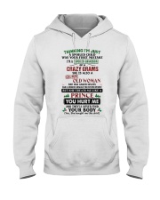 I'm A Spoiled Grandson Of A Crazy Grams Hooded Sweatshirt tile