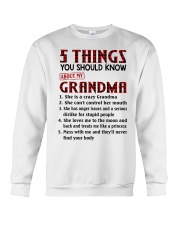 5 THINGS YOU SHOULD KNOW ABOUT MY GRANDMA Crewneck Sweatshirt tile
