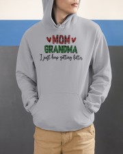 I JUST KEEP GETTING BETTER - PERFECT GIFT FOR GRANDMA Hooded Sweatshirt apparel-hooded-sweatshirt-lifestyle-front-53