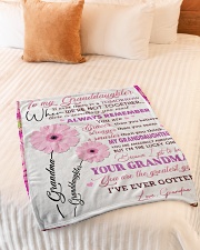 ALWAYS REMEMBER - GREAT GIFT FOR GRANDDAUGHTER Small Fleece Blanket - 30" x 40" aos-coral-fleece-blanket-30x40-lifestyle-front-01