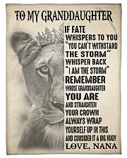 I AM THE STORM - FROM NANA TO GRANDDAUGHTER GIFT Small Fleece Blanket - 30" x 40" front