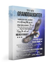 YOUR WAY BACK HOME - TO GRANDDAUGHTER FROM MOM MOM 11x14 Gallery Wrapped Canvas Prints front