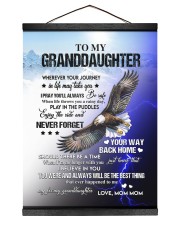 YOUR WAY BACK HOME - TO GRANDDAUGHTER FROM MOM MOM Hanging Canvas tile