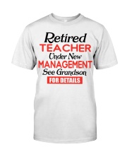 UNDER NEW MANAGEMENT - PERFECT GIFT FOR TEACHER Premium Fit Mens Tee tile
