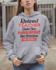 UNDER NEW MANAGEMENT - PERFECT GIFT FOR TEACHER Hooded Sweatshirt apparel-hooded-sweatshirt-lifestyle-07