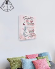 Just Do Your Best - Amazing Gift For Granddaughter 11x14 Gallery Wrapped Canvas Prints aos-canvas-pgw-11x14-lifestyle-front-02