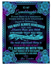I'LL ALWAYS BE WITH YOU - GIFT FOR GRANDDAUGHTER Small Fleece Blanket - 30" x 40" front