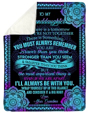 I'LL ALWAYS BE WITH YOU - GIFT FOR GRANDDAUGHTER Sherpa Fleece Blanket tile