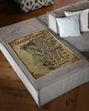 I LOVE YOU - BEST GIFT FOR GRANDDAUGHTER Small Fleece Blanket - 30" x 40" aos-coral-fleece-blanket-30x40-lifestyle-front-03