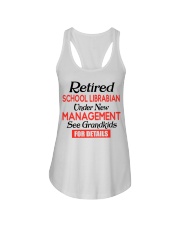RETIRED SCHOOL LIBRABIAN - FOR GRANDMA Ladies Flowy Tank tile