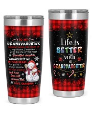 Keep Me In Your Heart - Best Gift For Granddaughter 20oz Tumbler front