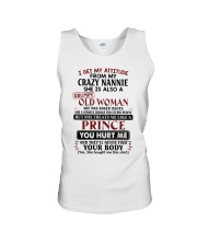 I Get My Attitude From My Crazy Nannie - Best Gift For Grandson Unisex Tank tile