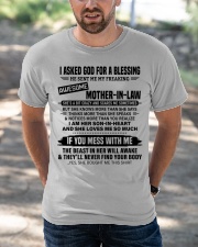 SHE'S A BIT CRAZY - BEST GIFT FOR SON-IN-LAW Classic T-Shirt apparel-classic-tshirt-lifestyle-front-50