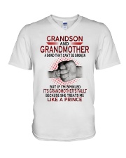 LIKE A PRINCE - LOVELY GIFT FOR GRANDSON V-Neck T-Shirt tile