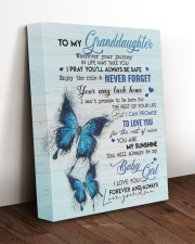 NEVER FORGET - BEST GIFT FOR GRANDDAUGHTER 11x14 Gallery Wrapped Canvas Prints aos-canvas-pgw-11x14-lifestyle-front-17