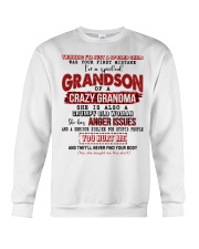 I'M A SPOILED GRANDSON OF A CRAZY GRANDMA Crewneck Sweatshirt tile