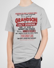 I'M A SPOILED GRANDSON OF A CRAZY GRANDMA Youth T-Shirt garment-youth-tshirt-front-lifestyle-01