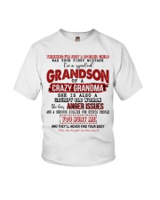 I'M A SPOILED GRANDSON OF A CRAZY GRANDMA Youth T-Shirt tile