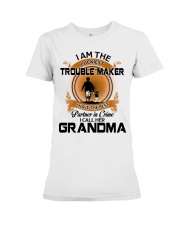 I Am The Luckiest - Best Gift For Granddau From Grandma Premium Fit Ladies Tee tile