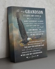 CARRY YOU IN MY HEART - SPECIAL GIFT FOR GRANDSON 11x14 Gallery Wrapped Canvas Prints aos-canvas-pgw-11x14-lifestyle-front-15