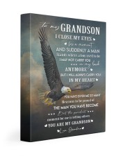 CARRY YOU IN MY HEART - SPECIAL GIFT FOR GRANDSON 11x14 Gallery Wrapped Canvas Prints front