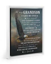 CARRY YOU IN MY HEART - SPECIAL GIFT FOR GRANDSON Floating Framed Canvas Prints White tile
