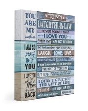 I LOVE YOU - SPECIAL GIFT FOR DAUGHTER-IN-LAW 11x14 Gallery Wrapped Canvas Prints front